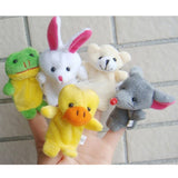 Maxbell 10ps Finger Puppet Cloth Plush Doll Baby Educational Hand Cartoon Animal Toy