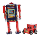 Maxbell Retro Wind Up Walking Search & Rescue Robot Clockwork Mechanical Tin Toys