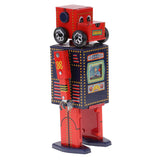 Maxbell Retro Wind Up Walking Search & Rescue Robot Clockwork Mechanical Tin Toys