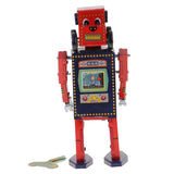 Maxbell Retro Wind Up Walking Search & Rescue Robot Clockwork Mechanical Tin Toys