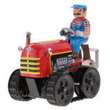 Maxbell Classic Farm Tractor Tin Toy Collectible Clockwork Wind Up Toys Children Adult Gifts