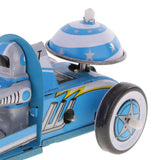 Maxbell Vintage Tin Toys Race Car Racer Model with Wind Up Key Collectible Gifts