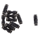 Maxbell 30 Pieces 6mm 8mm 10mm Straight Air Line Quick Fittings Pneumatic Connector