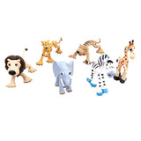 Maxbell Set Of 6PCS Realistic Plastic Forest Animal Model Figurine Toy Kids Children Collectibles Gift