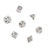 Maxbell 7pcs/Set TRPG Games Dungeons & Dragons D4-D20 Multi-sided Dices Color #10