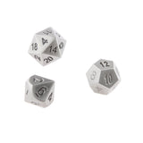 Maxbell 7pcs/Set TRPG Games Dungeons & Dragons D4-D20 Multi-sided Dices Color #10