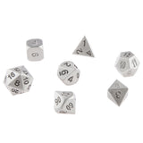 Maxbell 7pcs/Set TRPG Games Dungeons & Dragons D4-D20 Multi-sided Dices Color #10