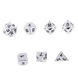 Maxbell 7pcs/Set TRPG Games Dungeons & Dragons D4-D20 Multi-sided Dices Color #9