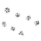 Maxbell 7pcs/Set TRPG Games Dungeons & Dragons D4-D20 Multi-sided Dices Color #9