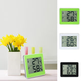 Maxbell Digital Indoor Thermometer Hygrometer Temperature Measurement Tester Green