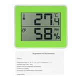 Maxbell Digital Indoor Thermometer Hygrometer Temperature Measurement Tester Green