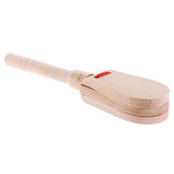 Maxbell Wooden Long Handled Castanet/Clapper/Clacker Toys Kids Early Music Learning