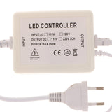 Maxbell 20-Key LED Remote Controller for RGB Strip Light, DIY Lighting Modes, 220V-- EU Plug