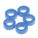 Maxbell 50 Pieces 3mm Plastic Gasket Shaft Sleeve Fixed Gear for Model Making  Blue