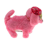 Maxbell Pink Walking Barking Tail Wagging Puppy Dog Electronic Toy wi/ Hat&Glasses