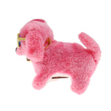 Maxbell Pink Walking Barking Tail Wagging Puppy Dog Electronic Toy wi/ Hat&Glasses