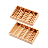 Maxbell Wooden Number Box Sticks Maths Counting Tool Preschool Kids Educational Toy