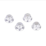 Maxbell For RC HSP 122049 Aluminum Nylon Nut Silver For 1:10 Upgrade Parts 4 PCS