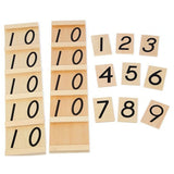 Maxbell Insert Wood Board Counting Number Pieces Maths Preschool Children Educational Toy