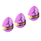 Maxbell 3 Pcs Colorful Funny Magic Dinosaur Eggs Hatching Dino Pets Hatch-Grow Children Toy