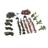 Maxbell 210 Pcs Army Toy Military Model Action Figure Gift Soldiers with Aircraft