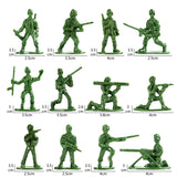 Maxbell 210 Pcs Army Toy Military Model Action Figure Gift Soldiers with Aircraft