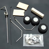 Maxbell 1 Set Main Landing Gear Wheel Kit for RC Airplane Modelling Parts Replacement