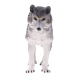 Maxbell Lifelike Nature Wild Animal Model Figurine Action Figures Kids Playset Toy Gray Wolf #2