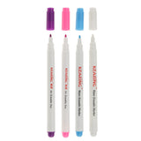 Maxbell 4 Pieces 1mm Air Erasable/Water Soluble Pens Temporary Marking Disappearing Ink Drafting Pens for Cloth