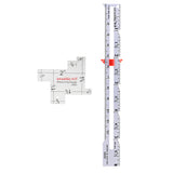 Maxbell 2 Pieces 2"/6" Sewing Knitting Measuring Gauge Quilting Ruler DIY Crafting Tool