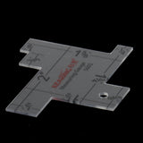 Maxbell 2 Pieces 2"/6" Sewing Knitting Measuring Gauge Quilting Ruler DIY Crafting Tool