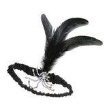 Maxbell Vintage Girls 1920s Charleston Party Flapper Headband Necklace Costume