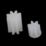 Maxbell 6 Pieces/set Plastic Crown Gears for Kids Toys RC Car Toy Models Part Repair Accessories