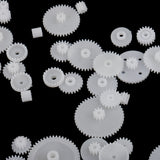 Maxbell 69 Pieces/Set Assorted Plastic Gears Worm Kits for DIY Robots RC Car Toys Models Parts