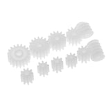 Maxbell 11 Pieces/set Plastic Gears Worm for Kids Toys RC Car Toy Models Part Repair Accessories