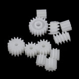 Maxbell 11 Pieces/set Plastic Gears Worm for Kids Toys RC Car Toy Models Part Repair Accessories