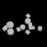 Maxbell 11 Pieces/set Plastic Gears Worm for Kids Toys RC Car Toy Models Part Repair Accessories
