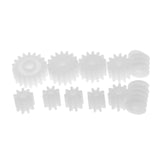 Maxbell 11 Pieces/set Plastic Gears Worm for Kids Toys RC Car Toy Models Part Repair Accessories