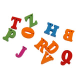 Maxbell 200 Pieces Wooden Capital Letters and Numbers Sewing Buttons Pendants DIY Crafts