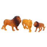 Maxbell Pack of 100 Plastic Zoo Animal Model Hippo Lion Tiger Tree Model Kid Party Bag Fillers