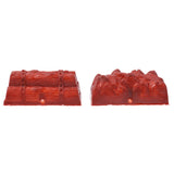 Maxbell Pack of 100 Plastic Zoo Animal Model Hippo Lion Tiger Tree Model Kid Party Bag Fillers