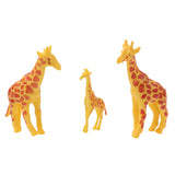 Maxbell Pack of 100 Plastic Zoo Animal Model Hippo Lion Tiger Tree Model Kid Party Bag Fillers