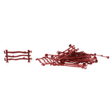 Maxbell Pack of 100 Plastic Zoo Animal Model Hippo Lion Tiger Tree Model Kid Party Bag Fillers