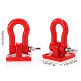 Maxbell RC Scale Tow Hooks Shakle with Trailer Chain for 1/10 RC Axial Scx10 D90 D110 TF2 Car Truck