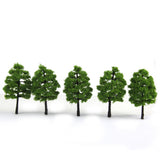 Maxbell Lot 70 Pieces 3-9cm Model Trees Architecture Buildings Street Park Garden Greenery 1:75-1:500 Scale