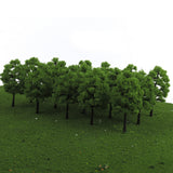 Maxbell Lot 70 Pieces 3-9cm Model Trees Architecture Buildings Street Park Garden Greenery 1:75-1:500 Scale
