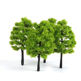 Maxbell Lot 70 Pieces 3-9cm Model Trees Architecture Buildings Street Park Garden Greenery 1:75-1:500 Scale