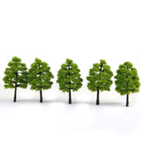 Maxbell Lot 70 Pieces 3-9cm Model Trees Architecture Buildings Street Park Garden Greenery 1:75-1:500 Scale