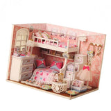 Maxbell DIY Miniature Dollhouse with Furniture Set Doll Room Kids Toy - Dream Angels