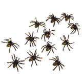 Maxbell Pack 12PCS PVC Simulated Spider Figure Fake Insect Model Childrens Toy-TypeB